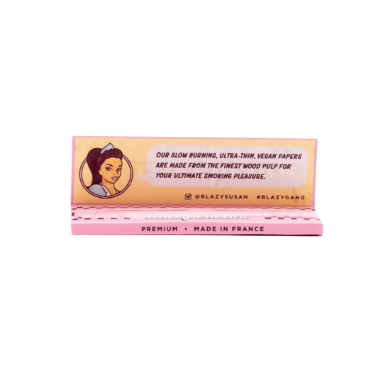 Blazy Susan Pink Rolling Papers – 1 1/4 Size