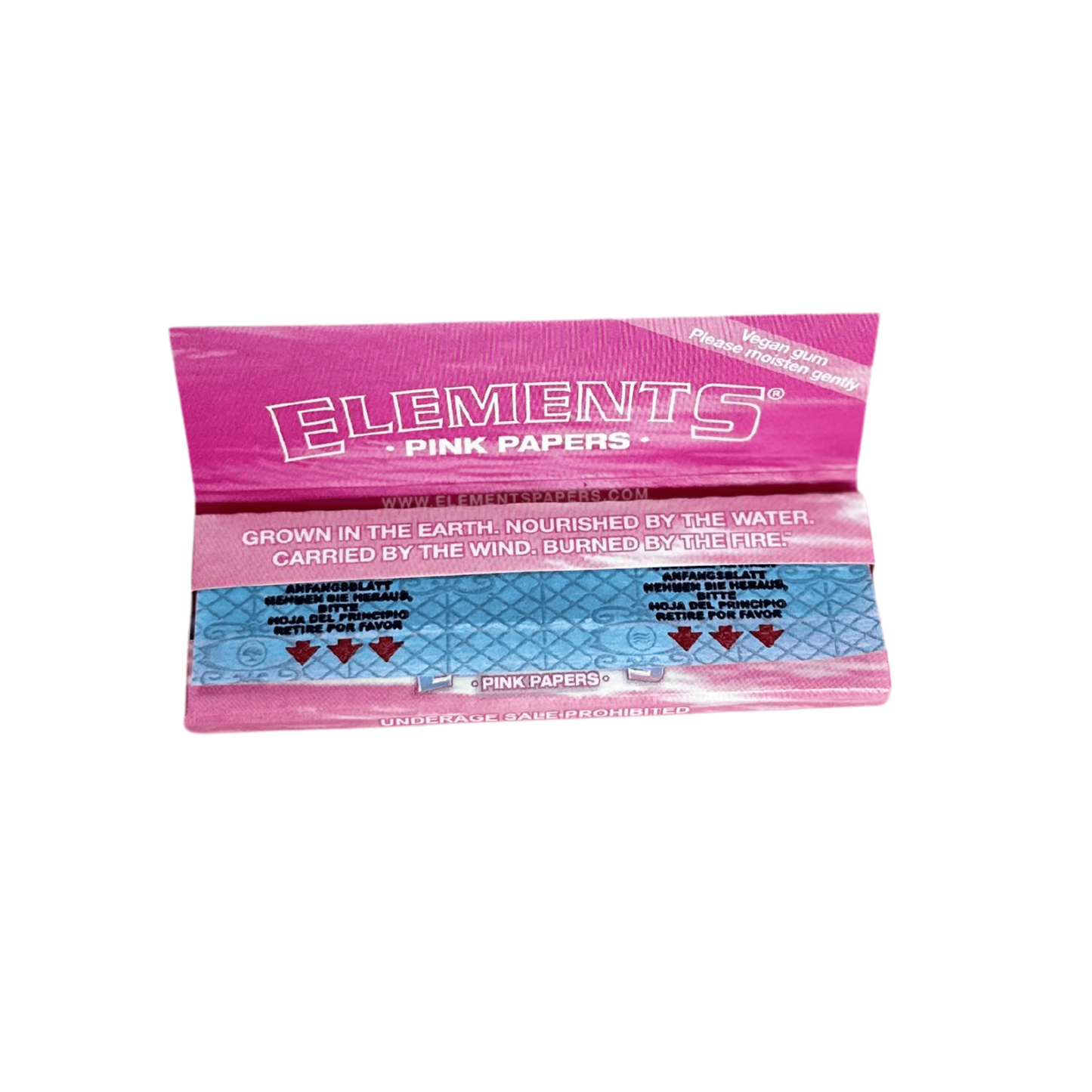 Elements Pink 1 1/4" Size Ultra Thin Rice Papers