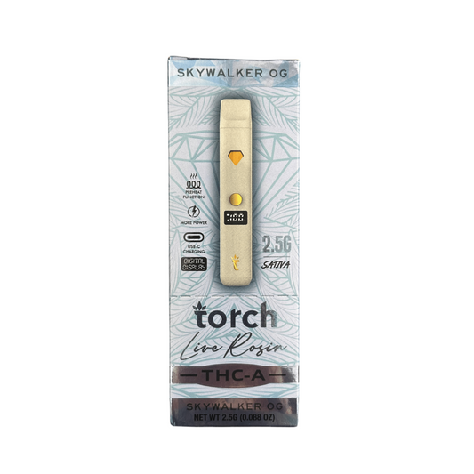 Torch Live Rosin THC-A 2.5G Disposable Vape Pen