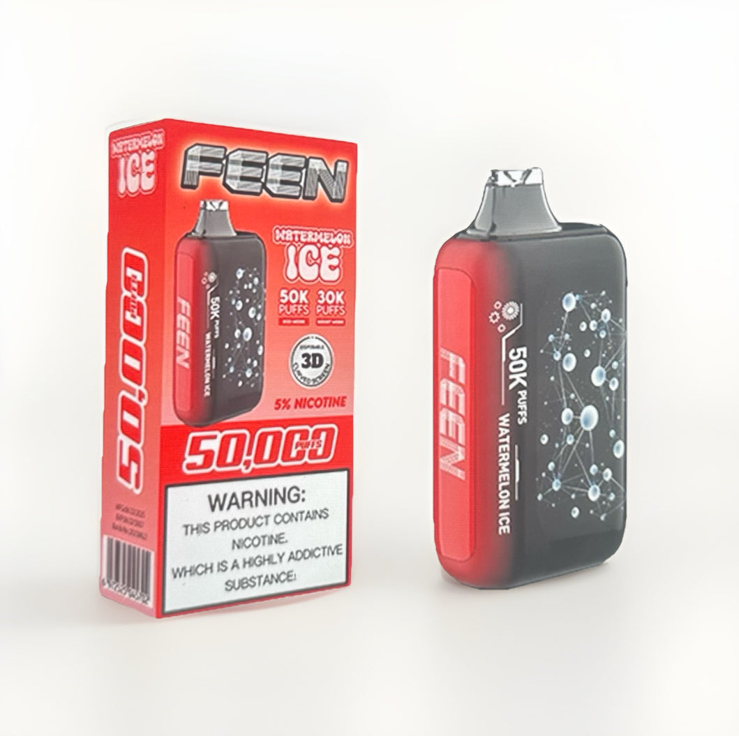 Red and black FEEN vape device