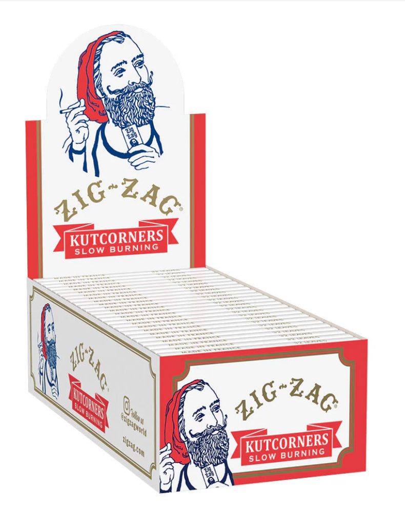 Zig Zag Cut Corner Rolling Papers