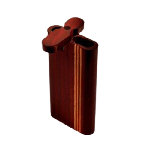 Classic Handmade Rosewood Dugout | Wood Twist Top | Pop up Metal Bat