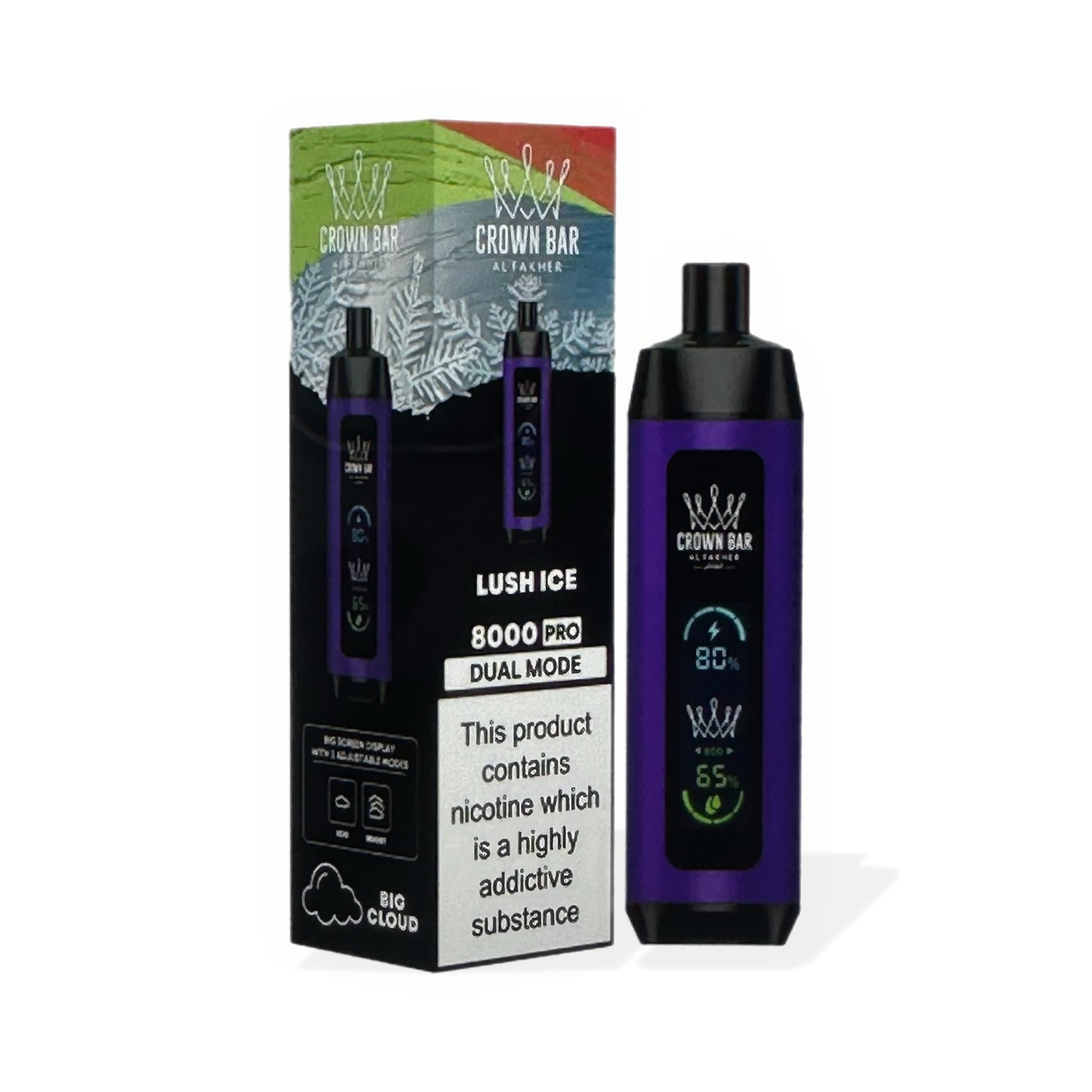 Al Fakher Crown Bar Disposable Vape - 8000 Puffs