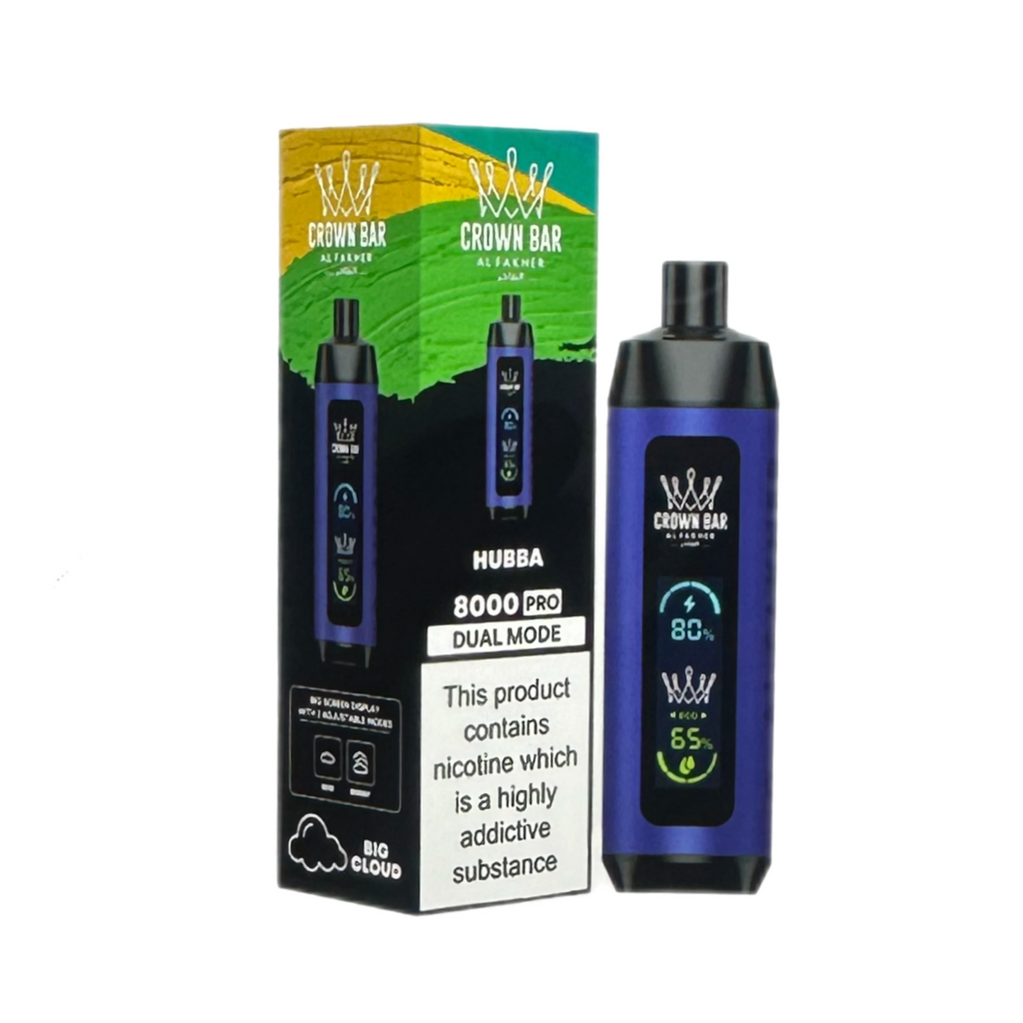 Al Fakher Crown Bar Disposable Vape - 8000 Puffs