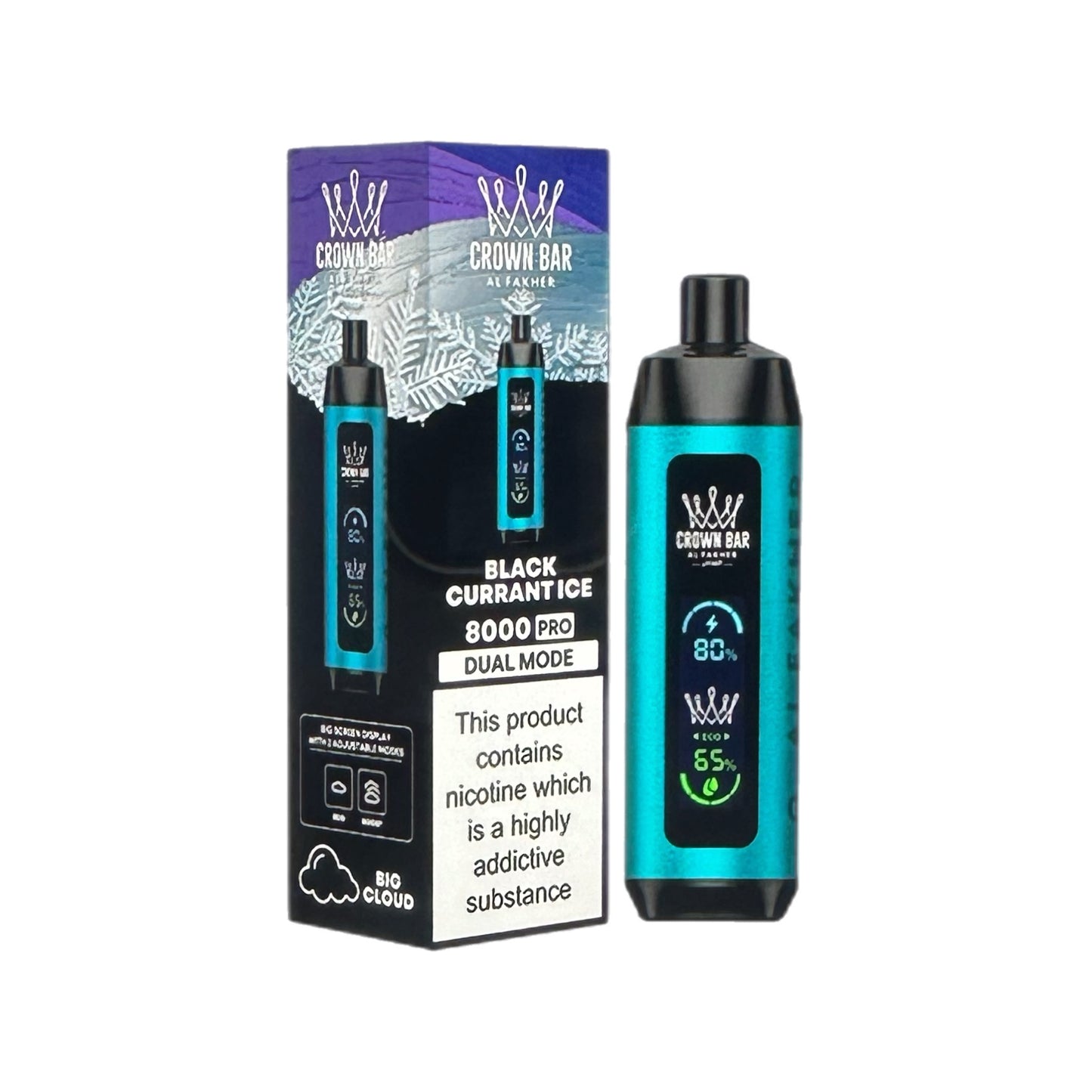 Al Fakher Crown Bar Disposable Vape - 8000 Puffs
