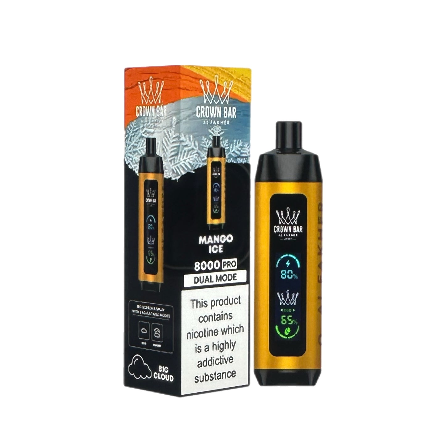 Al Fakher Crown Bar Disposable Vape - 8000 Puffs