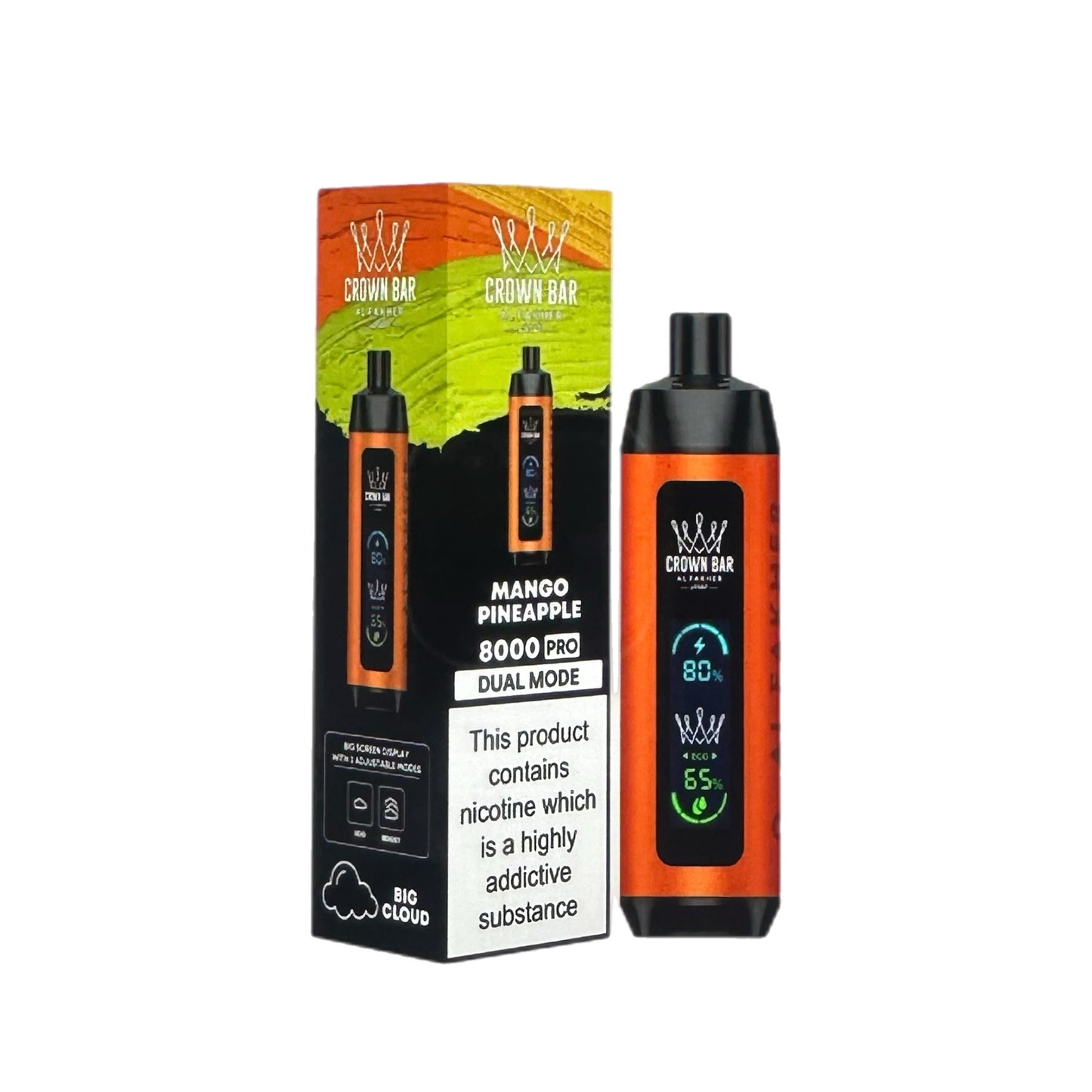 Al Fakher Crown Bar Disposable Vape - 8000 Puffs