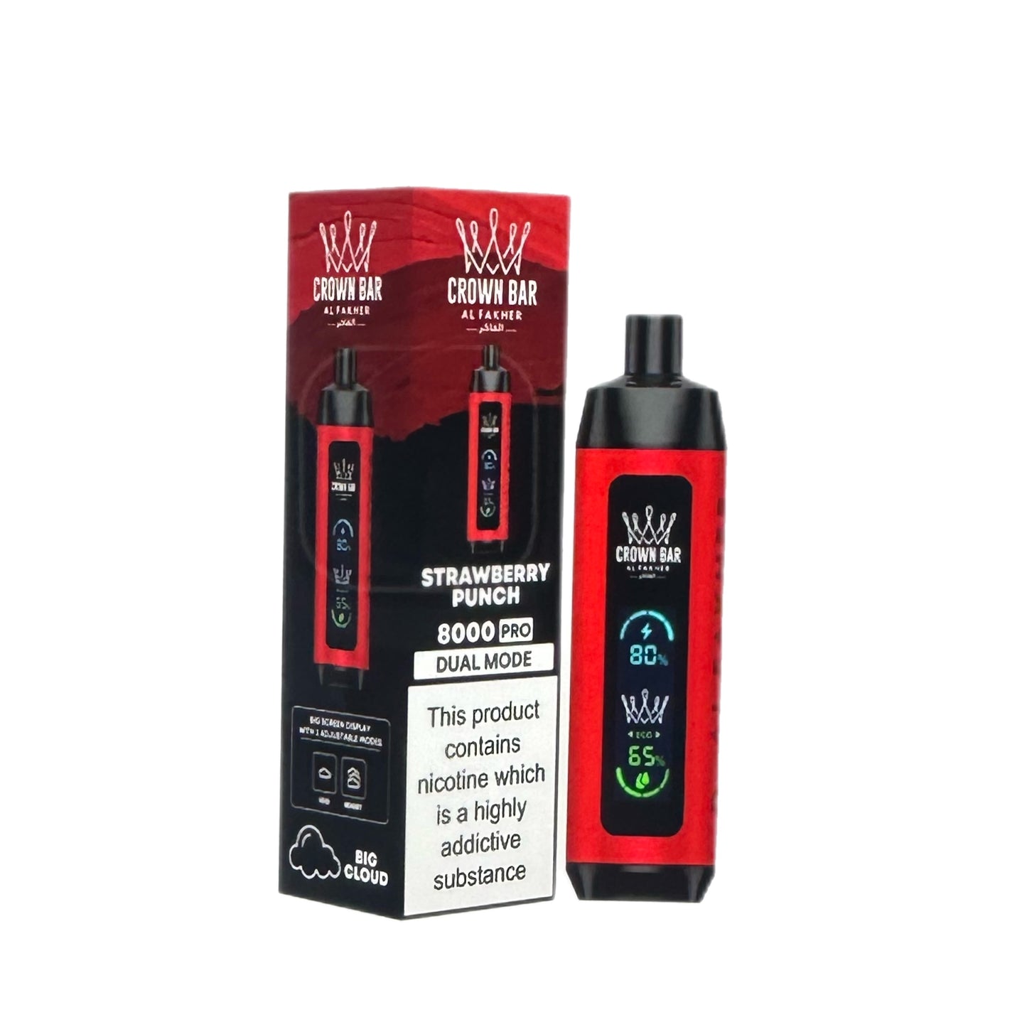 Al Fakher Crown Bar Disposable Vape - 8000 Puffs