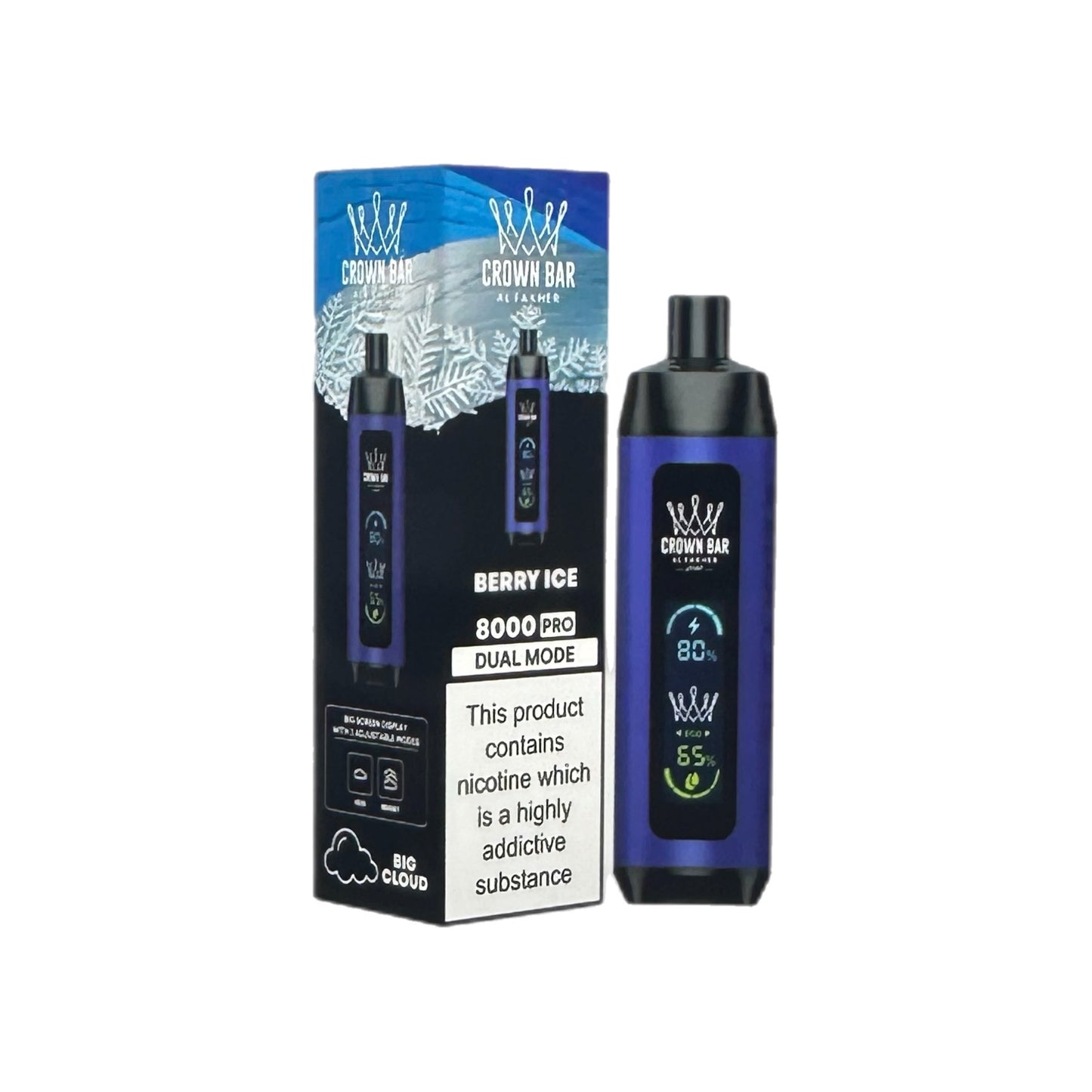 Al Fakher Crown Bar Disposable Vape - 8000 Puffs