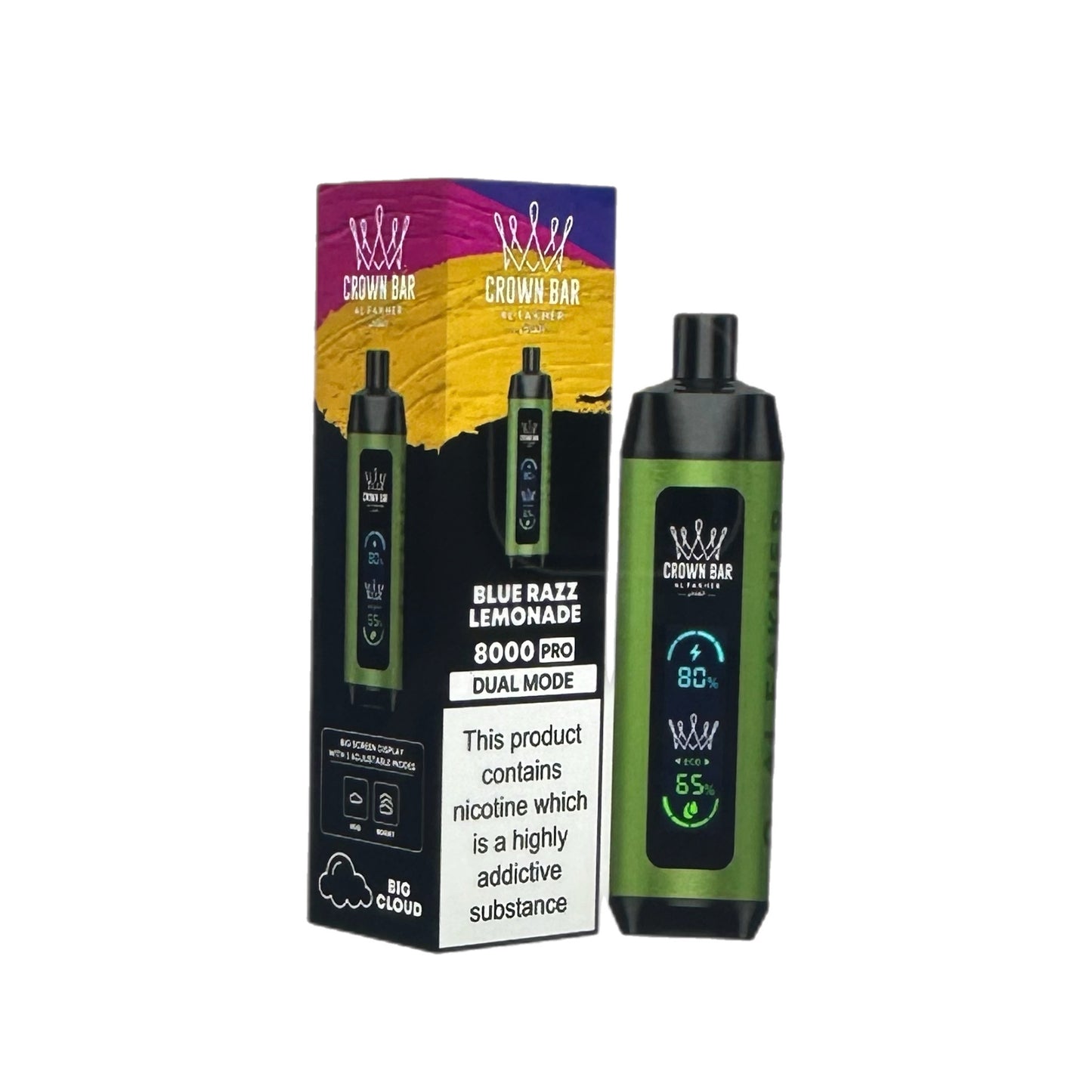 Al Fakher Crown Bar Disposable Vape - 8000 Puffs