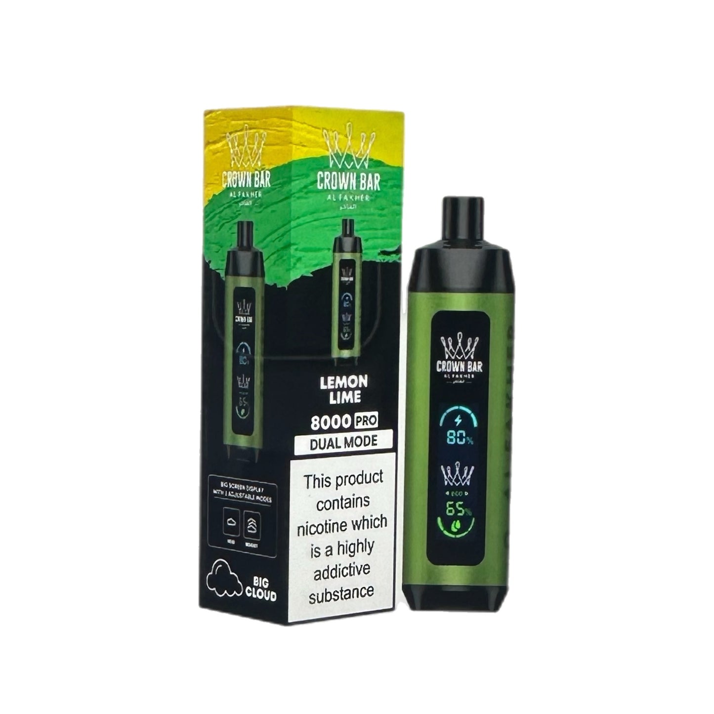 Al Fakher Crown Bar Disposable Vape - 8000 Puffs