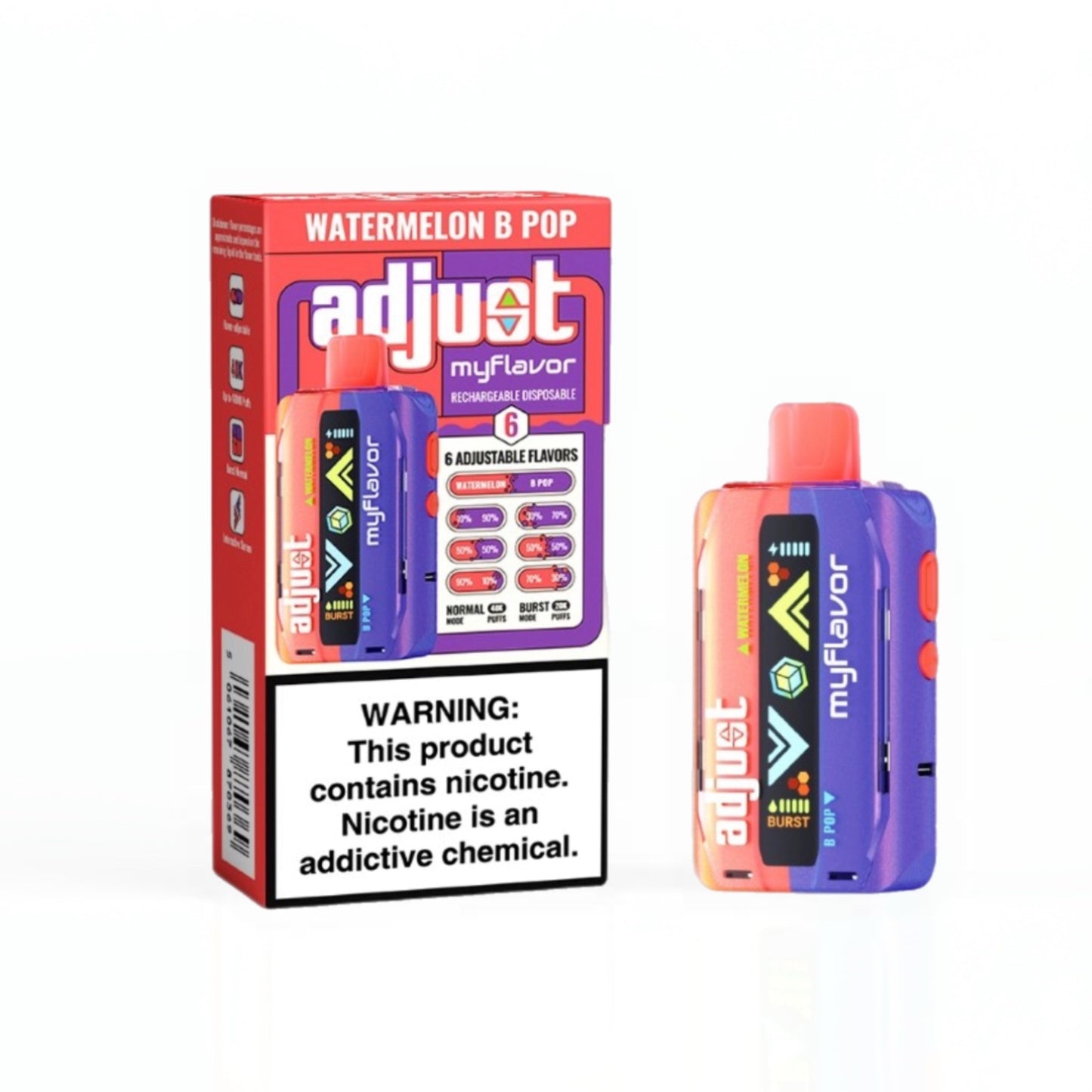 Adjust Myflavor 40K Disposable Vape by Lost Mary