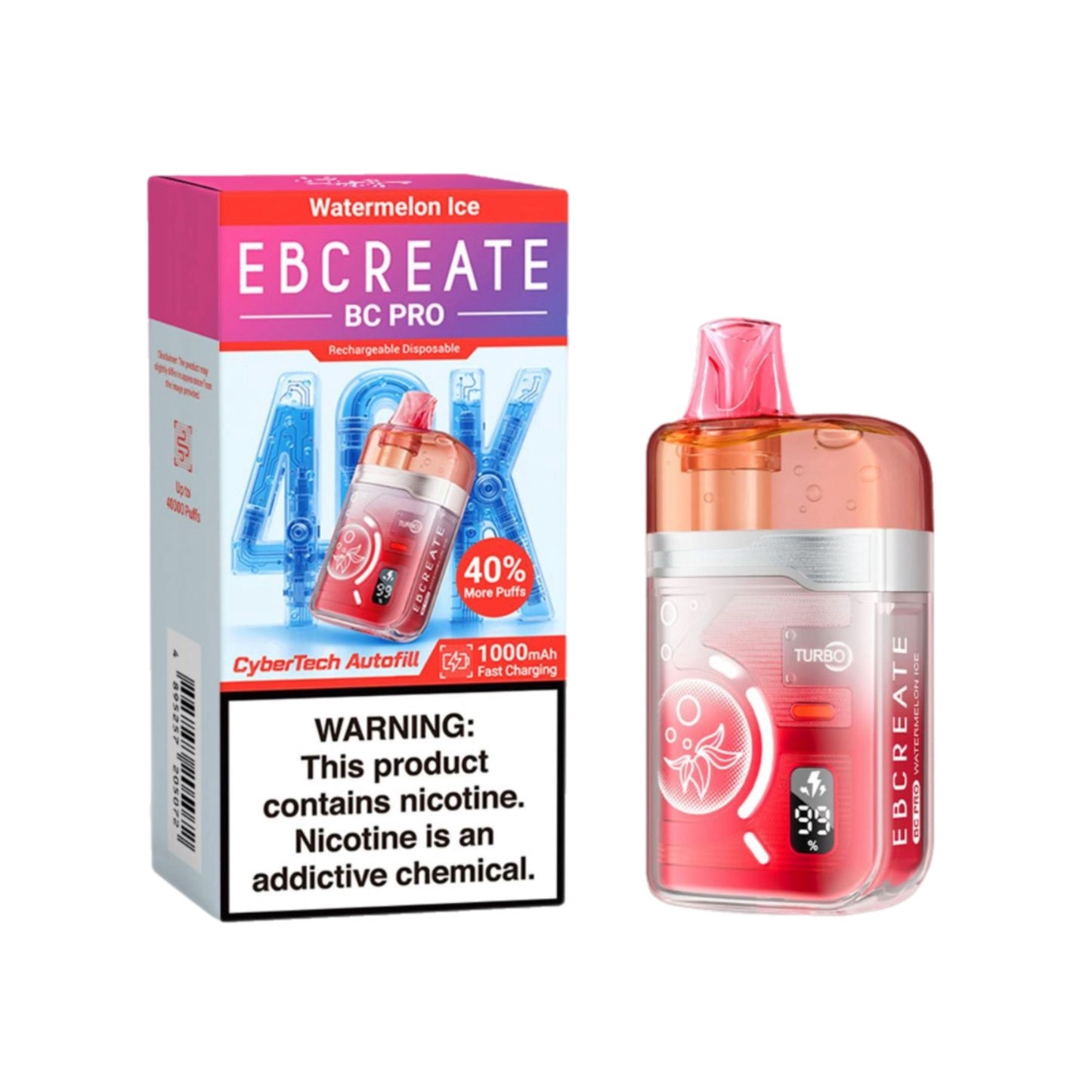 EBCreate BC Pro Disposable – 40,000 Puff Vape