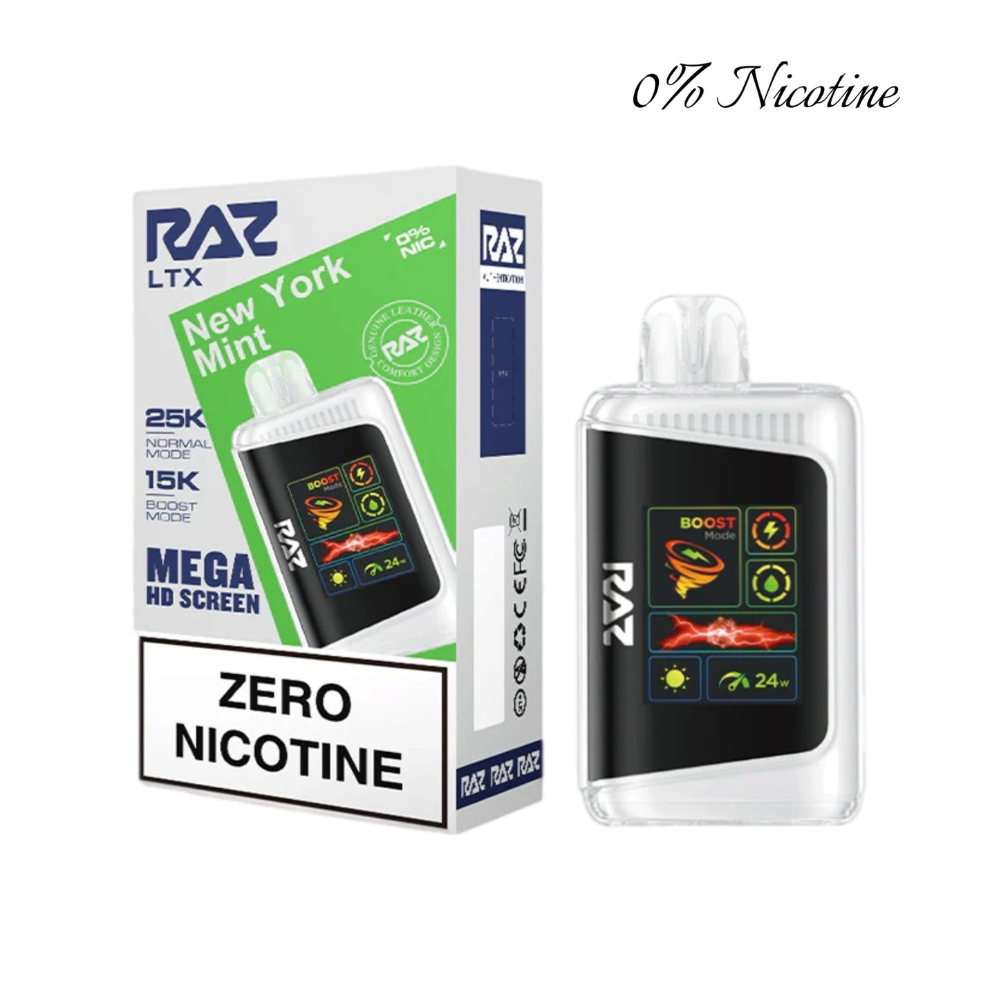 RAZ LTX 25K Puffs Disposable Vape 0% Nicotine