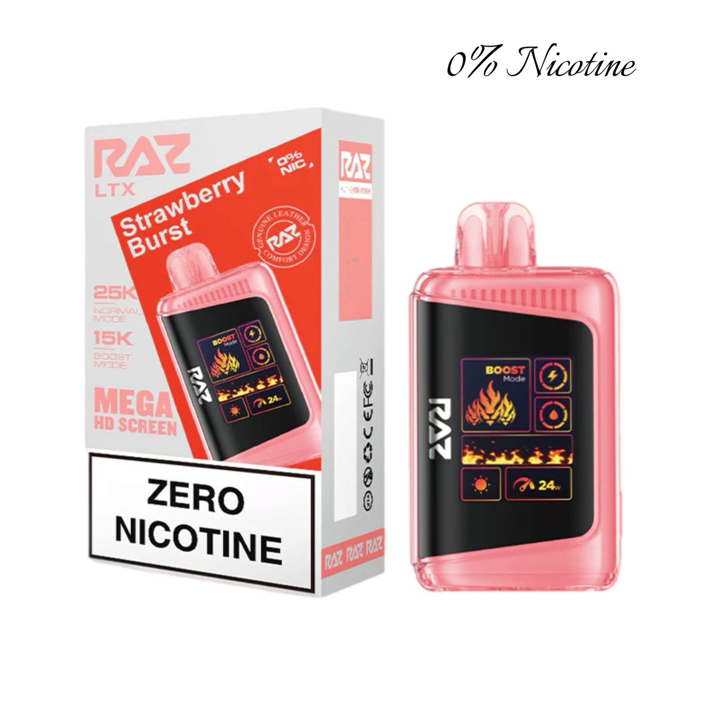 RAZ LTX 25K Puffs Disposable Vape 0% Nicotine