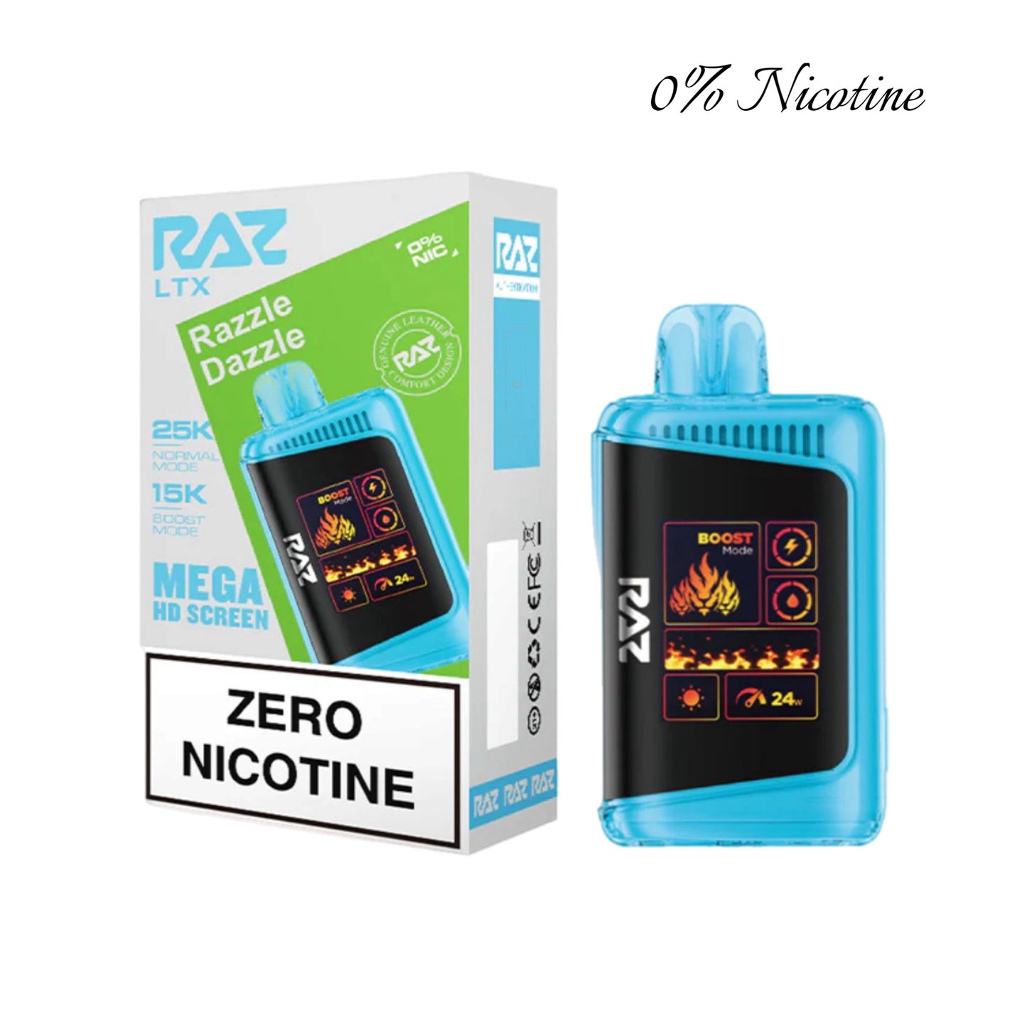 RAZ LTX 25K Puffs Disposable Vape 0% Nicotine