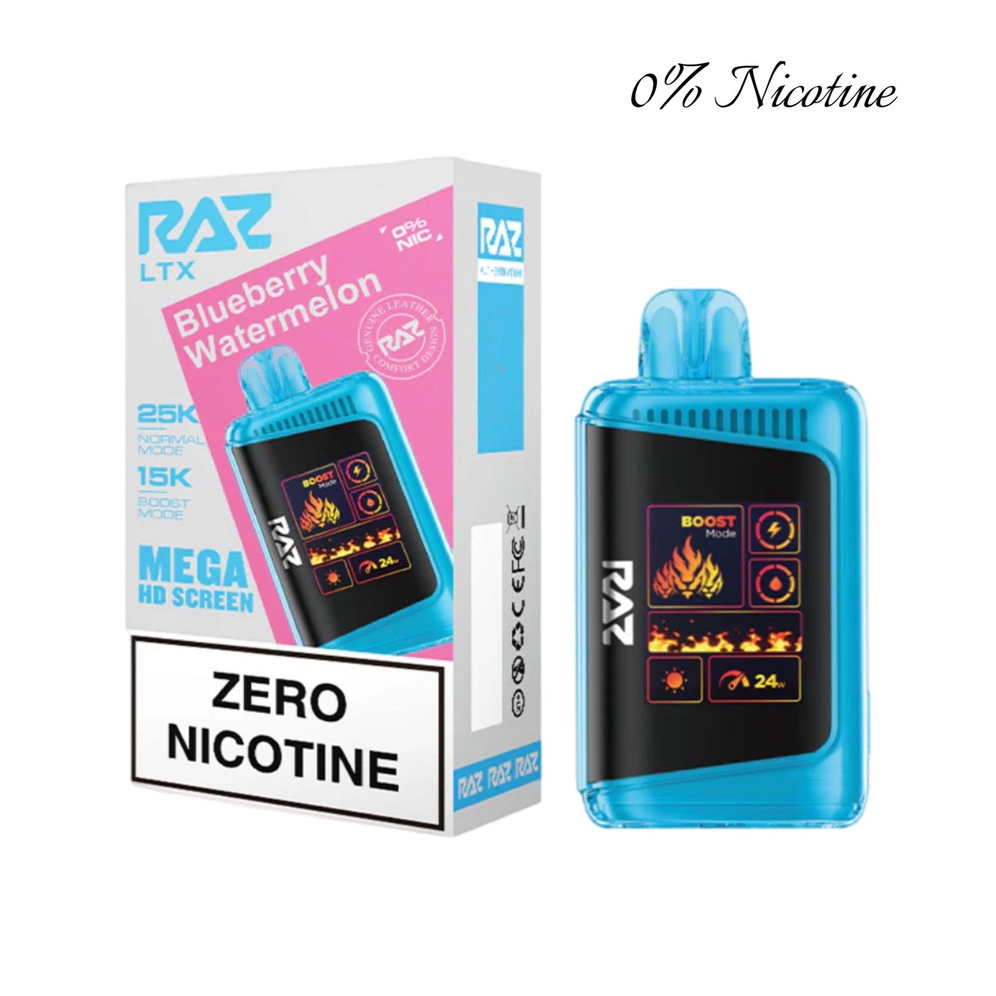 RAZ LTX 25K Puffs Disposable Vape 0% Nicotine