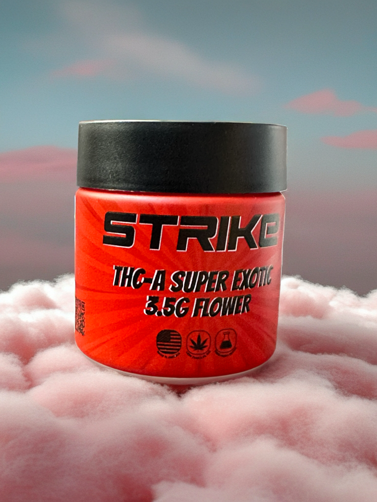 Strike THC-A Super Exotic Flower – 3.5G