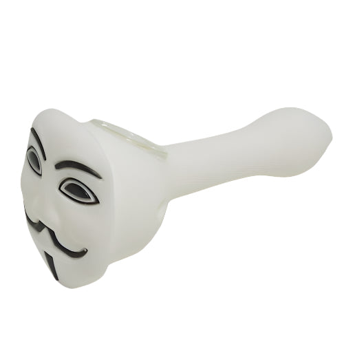 Guy Fawkes Mask Silicone Smoking Pipe