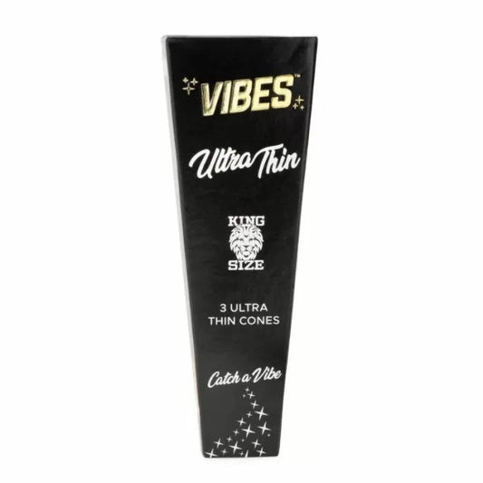 Vibes King Size Pre Rolled Cones - 3 Cones Per Pack