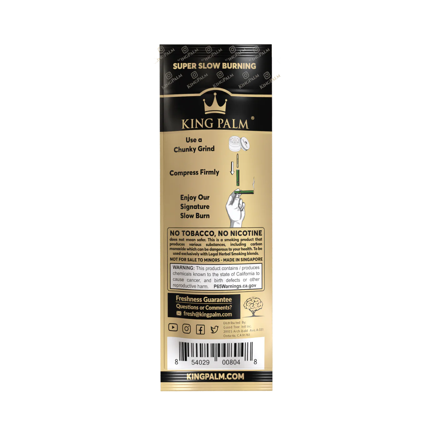 King Plam Mini Rollies - 2 Per Pack - Super Slow burning