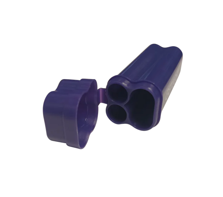 GET LOST Smell Proof Purple Joint Lighter Case