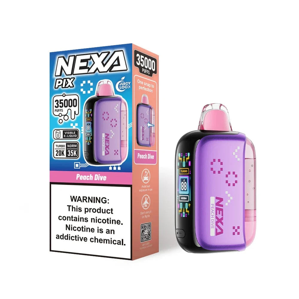 NEXA PIX 35K Disposable Vape – 35,000 Puffs, Juicy Lock Freshness, Adjustable Airflow & HD Screen