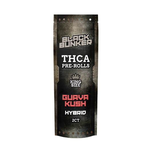 Black Bunker THC King Size Pre-Rolls 2-Pack - Hybrid - 1.5G Each