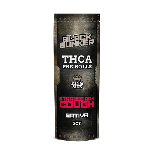 Black Bunker THC King Size Pre-Rolls 2-Pack - Sativa - 1.5G Each