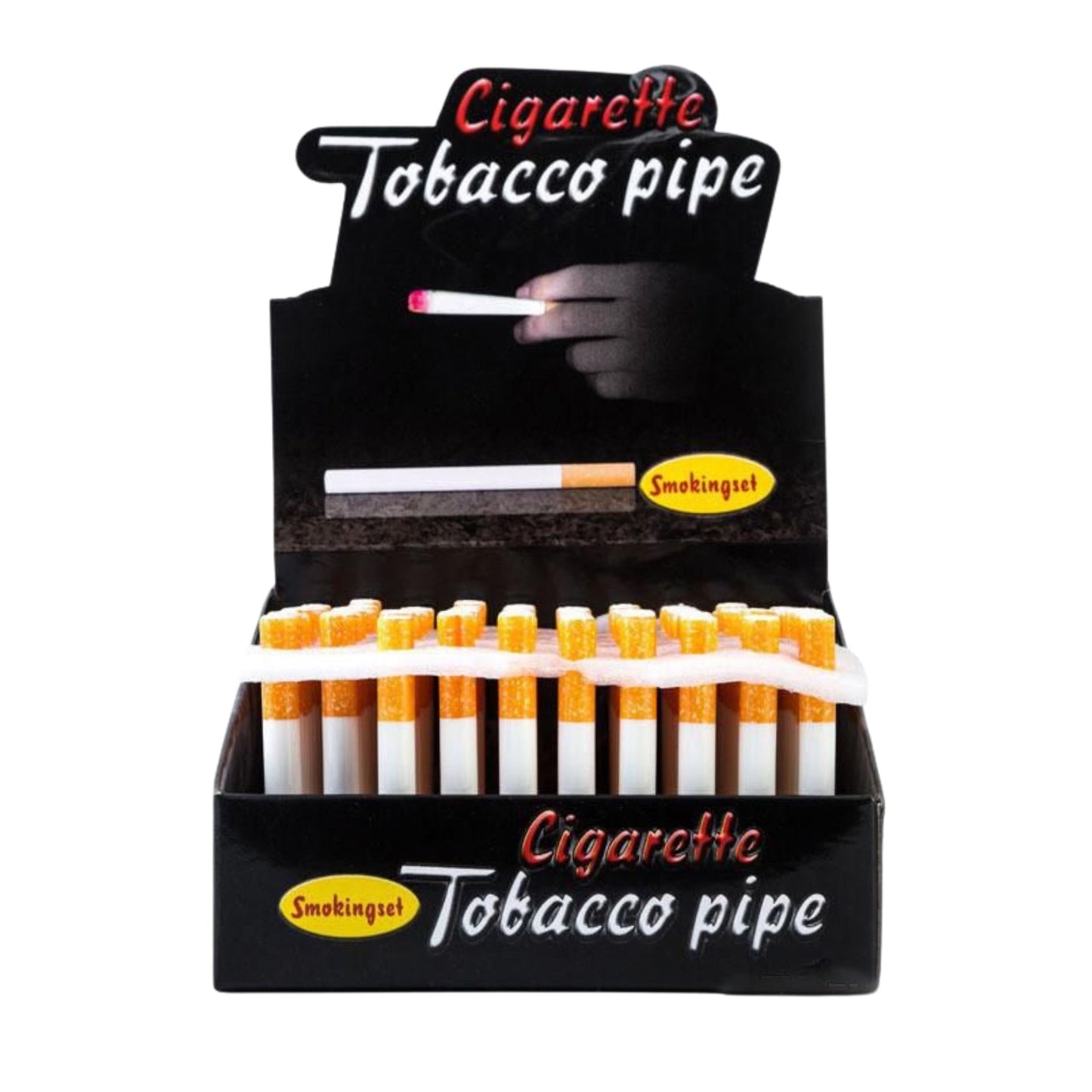 Cigarette-Style Metal One Hitter Pipe – Discreet Chillum Tobacco Pipe (3” Aluminum Bat)