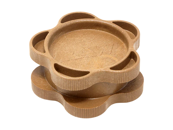 RAW 2-Piece Hemp Plastic Grinder – Eco-Friendly Herb Grinder
