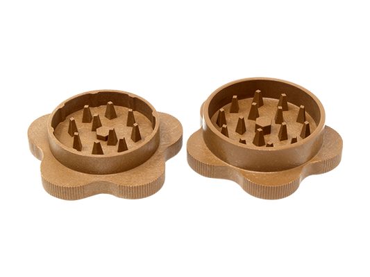 RAW 2-Piece Hemp Plastic Grinder – Eco-Friendly Herb Grinder