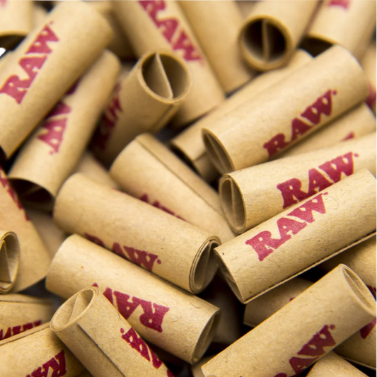 RAW Pre-rolled Tips Authentic - 21 Tips | Unbleached
