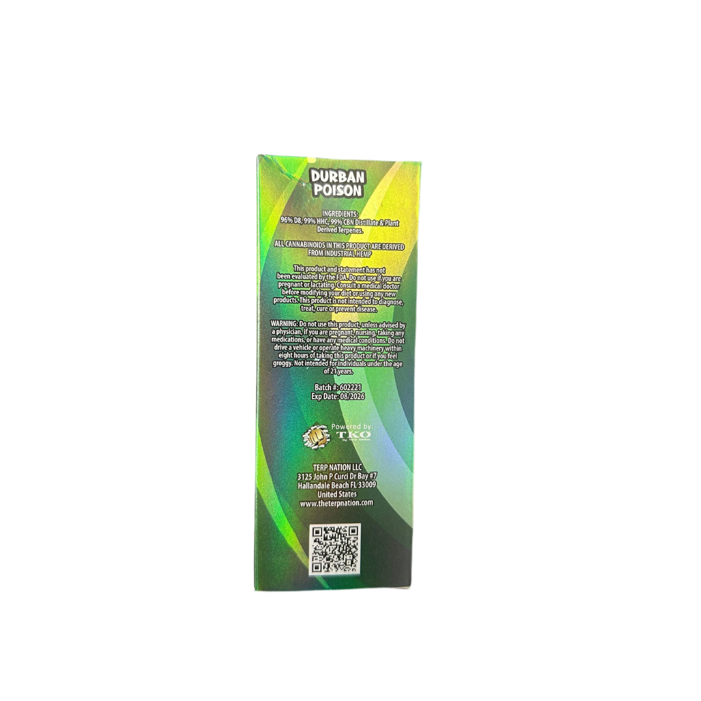 TKO Smak’d Exotic Blend Disposable THC Vape | 3ML