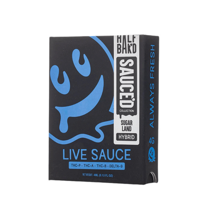 Half Bak'd Live Resin Sauced Disposable 4G