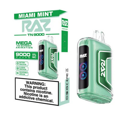 Raz TN9000 Disposable Vape – 9000 Puffs, 5%