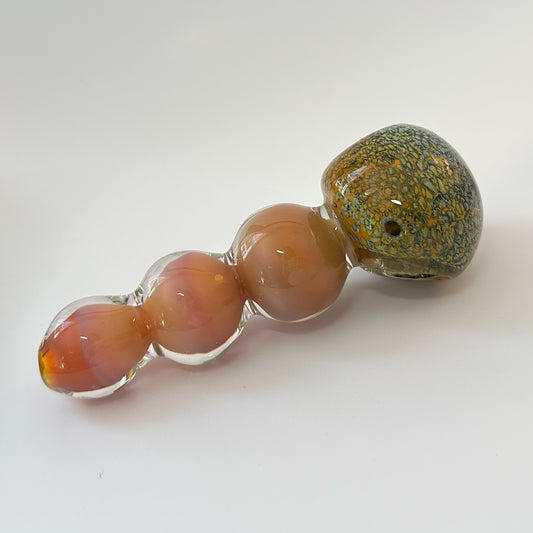 6" Heavy Thick Glass Hand Pipe – Premium Spoon Pipe with Left-Side Carb Hole