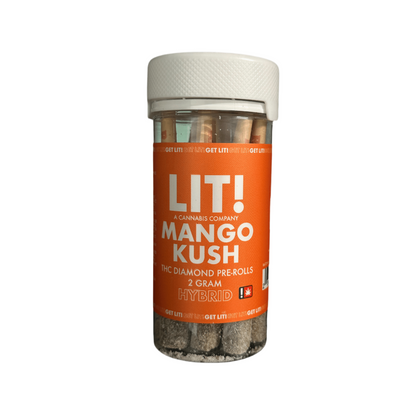 LIT! THC-A LIQUID DIAMONDS PRE-ROLLS - 10CT