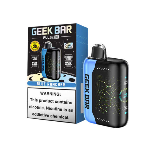 Geek Bar Pulse X Disposable Vape – 25,000 Puffs, 5% Nicotine, Dual Mode, 3D Curved Display