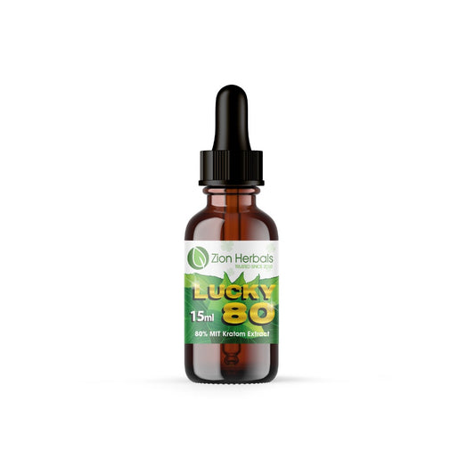Zion Herbals Lucky80 15ml with 80% MIT Kratom Liquid Extract