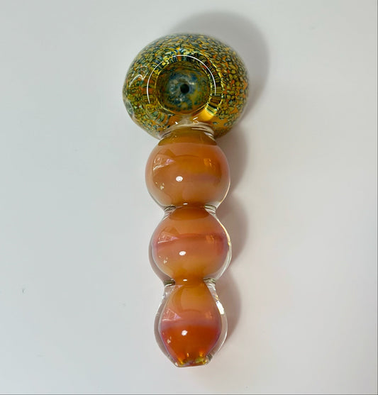 6" Heavy Thick Glass Hand Pipe – Premium Spoon Pipe with Left-Side Carb Hole