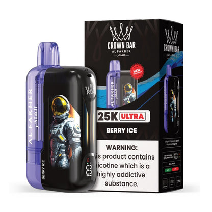 Crown Ultra 25K Disposable by Al Fakher – 25,000 Puffs