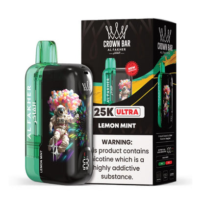 Crown Ultra 25K Disposable by Al Fakher – 25,000 Puffs