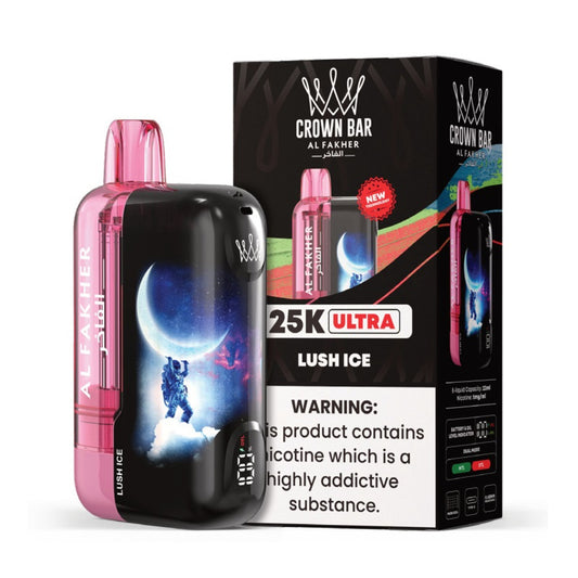 Crown Ultra 25K Disposable by Al Fakher – 25,000 Puffs