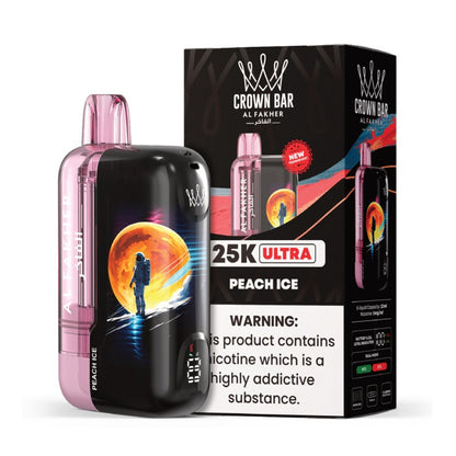 Crown Ultra 25K Disposable by Al Fakher – 25,000 Puffs