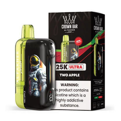 Crown Ultra 25K Disposable by Al Fakher – 25,000 Puffs