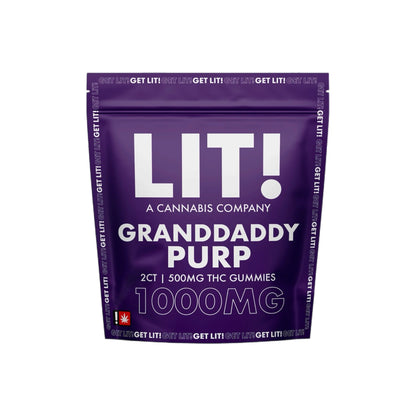 DIAMOND LIT THC Gummies 1000MG - 2CT (500MG Per Gummy) – Ultra-Potent Hemp-Derived Edibles