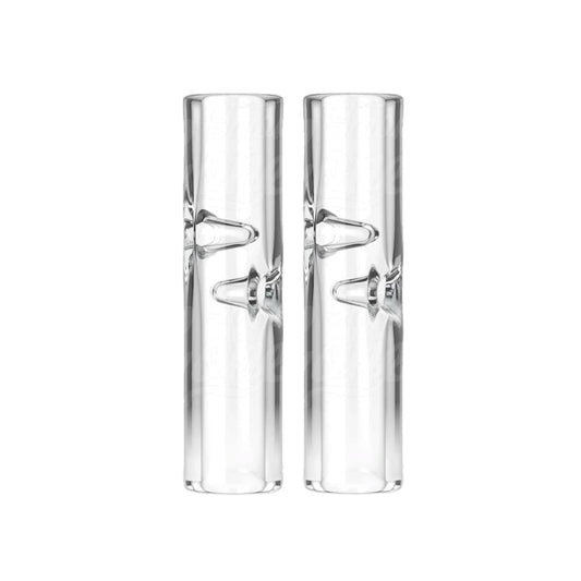 Glass Filter Tips (2-Pack) – RYO Reusable Borosilicate Tips w/ Ash Catcher