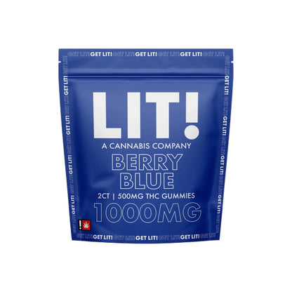 DIAMOND LIT THC Gummies 1000MG - 2CT (500MG Per Gummy) – Ultra-Potent Hemp-Derived Edibles