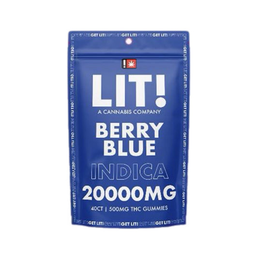 LIT! 20,000mg THC Gummies – Ultra-Potent Hemp-Derived Edibles - 40ct